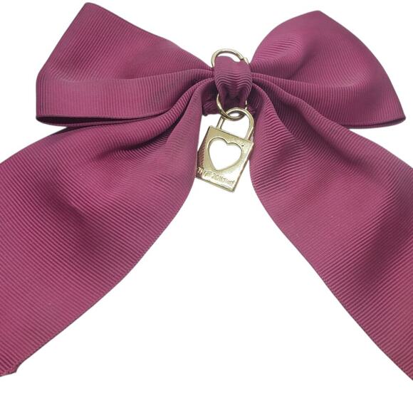 Betsey Johnson Bow Charm Purse Accessories Lot Black Pink Strap Cherry Keychain - Picture 4 of 6